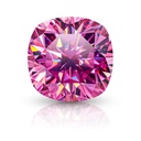 Loose Moissanite Pink Clean Cushion Cut 9.50 MM