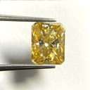 Loose Moissanite Yellow Clean Radiant Cut 10.00 x 7.00 MM