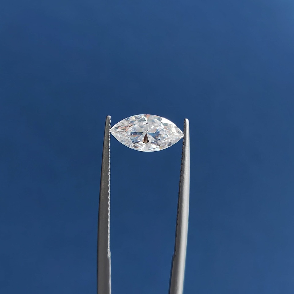 Loose Moissanite White Clean Marquise Cut 5.00 x 3.00 MM