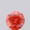 Loose Moissanite Red Clean Round Cut 6.50 MM