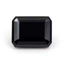 Loose Moissanite Black Clean Emerald Cut 14.00 x 12.00 MM
