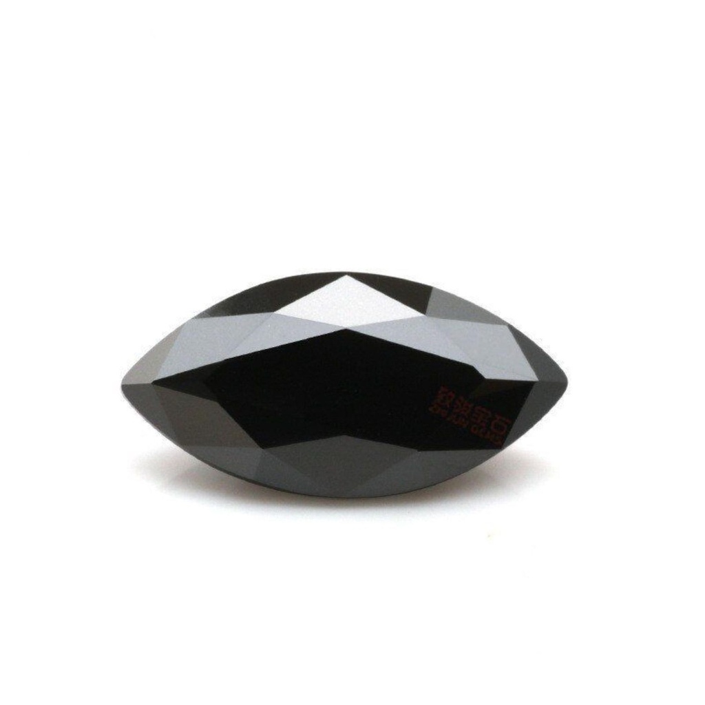 Loose Moissanite Black Clean Marquise Cut 11.00 x 5.50 MM