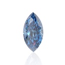 Loose Moissanite Royal Vivid Blue Clean Marquise Cut 19.00 x 9.50 MM