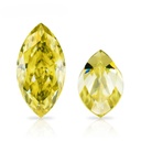 Loose Moissanite Canary Vivid Yellow Clean Marquise Cut 13.00 x 6.50 MM