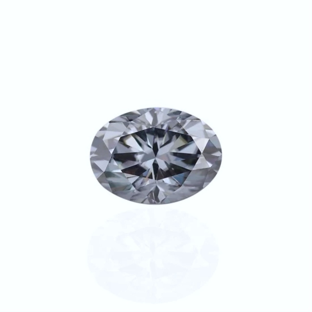 Loose Moissanite Grey Clean Oval Cut 20.00 x 15.00 MM