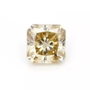 Loose Moissanite Brown Clean Square Radiant Cut 10.00 MM