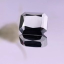 Loose Moissanite Jet Black Clean Square Radiant Cut 6.00 MM