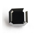 Loose Moissanite Black Clean Square Radiant Cut 6.00 MM
