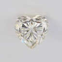Loose Moissanite Off White Clean Heart Cut 14.00 MM