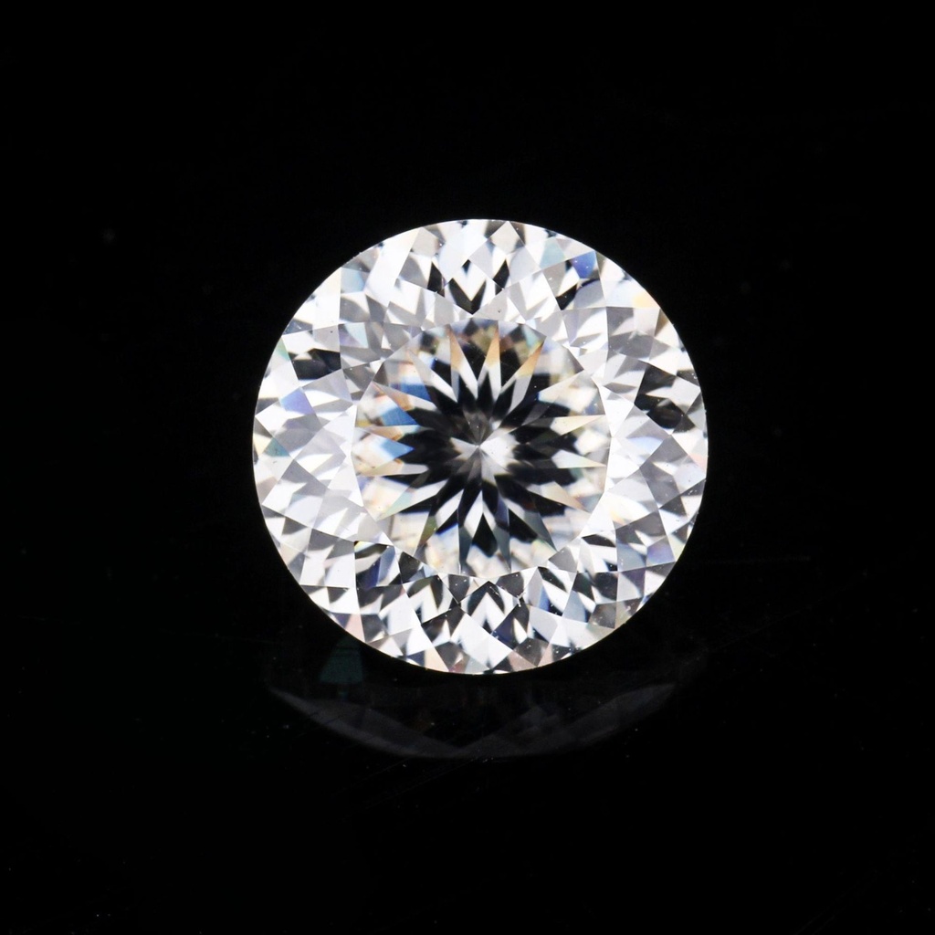 Loose Moissanite White Clean Portuguese Cut 6.00 MM