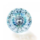 Loose Moissanite Blue Clean Portuguese Cut 13.00 MM