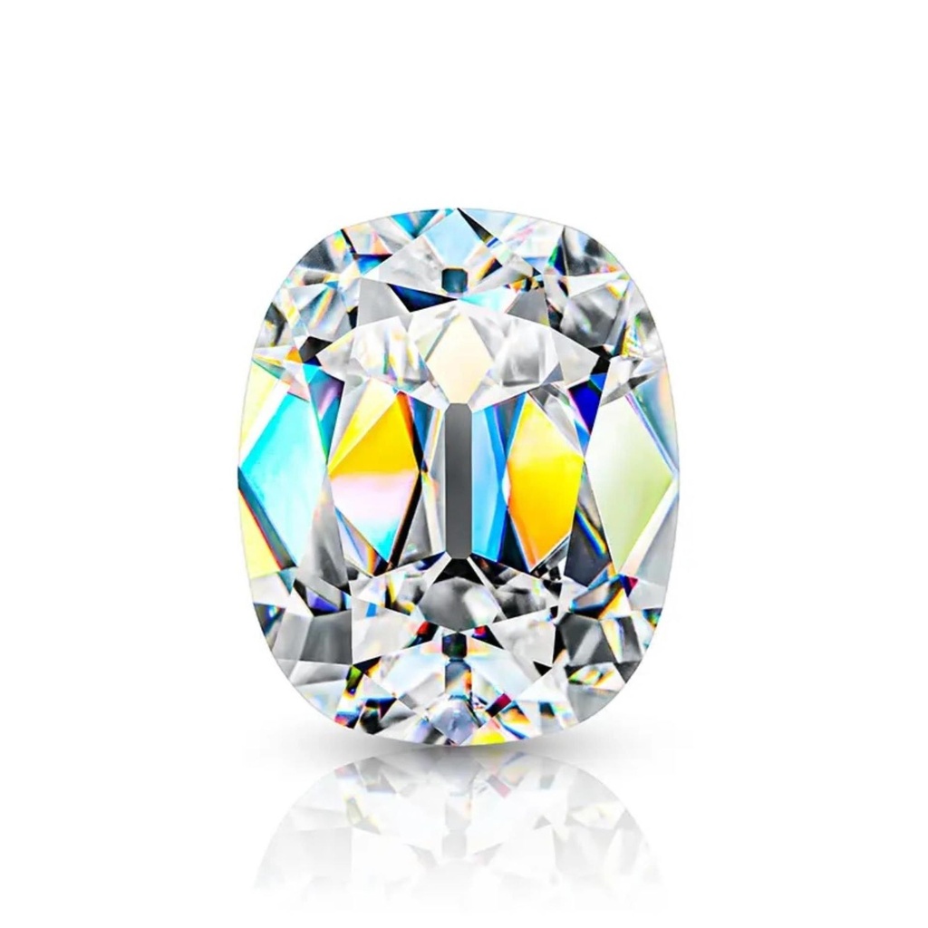 Loose Moissanite White Clean Old Mine Elongated Cut 12.00 x 10.00 MM
