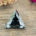 Loose Moissanite Grey Clean Triangle Cut 10.00 MM
