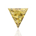 Loose Moissanite Canary Vivid Yellow Clean Triangle Cut 6.00 MM