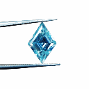Loose Moissanite Blue Clean Lozenge Cut 10.00 x 5.00 MM