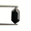 Loose Moissanite Black Clean Long Hexagon Cut 18.00 x 9.00 MM