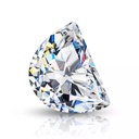 Loose Moissanite White Clean Half Moon Cut 9.00 x 7.00 MM