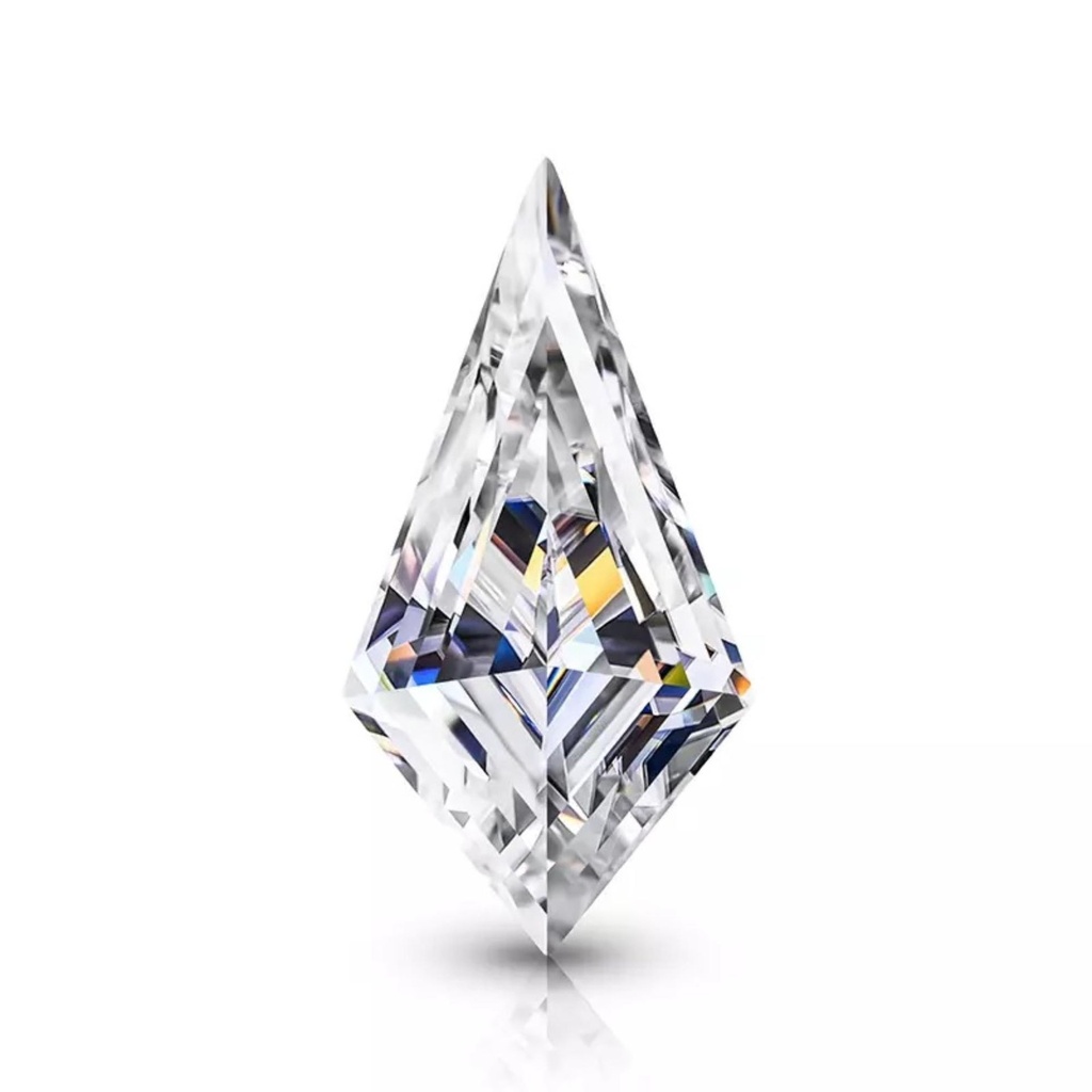 Loose Moissanite White Clean Kite Cut 11.00 x 5.50 MM
