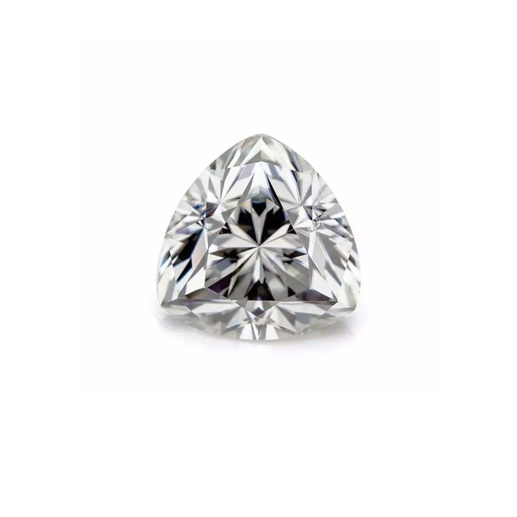 Loose Moissanite White Clean Trillion Cut 3.00 MM