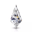 loose moissanite white clean kite cut 10.00 x 7.00 MM