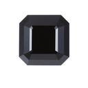 Loose Moissanite Black Clean Asscher Cut 9.50 MM