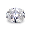 Loose Moissanite White Clean Oval Cut 11.00 x 7.00 MM