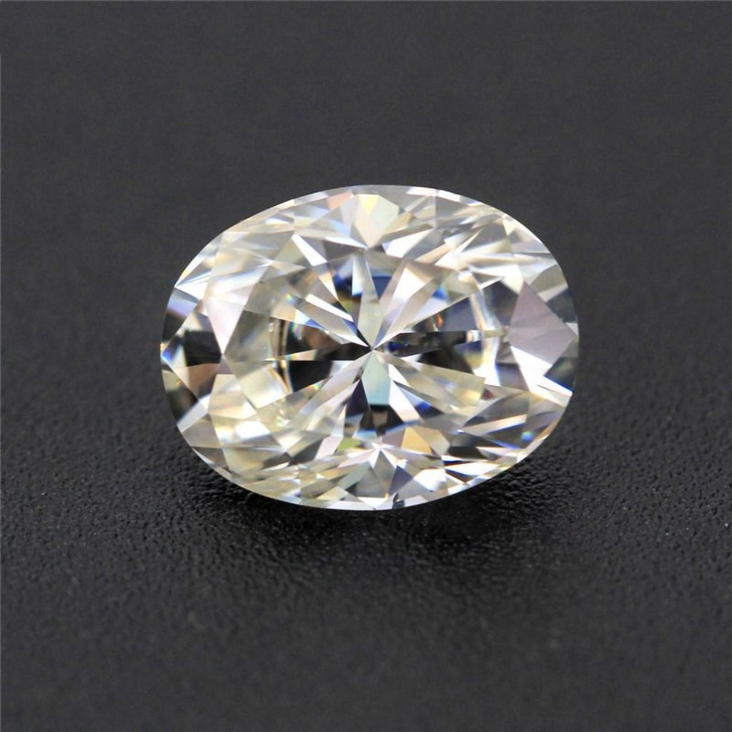 Loose Moissanite White Clean Oval Cut 14.00 x 8.00 MM