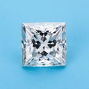 Loose Moissanite White Clean Princess Cut 10.00 MM