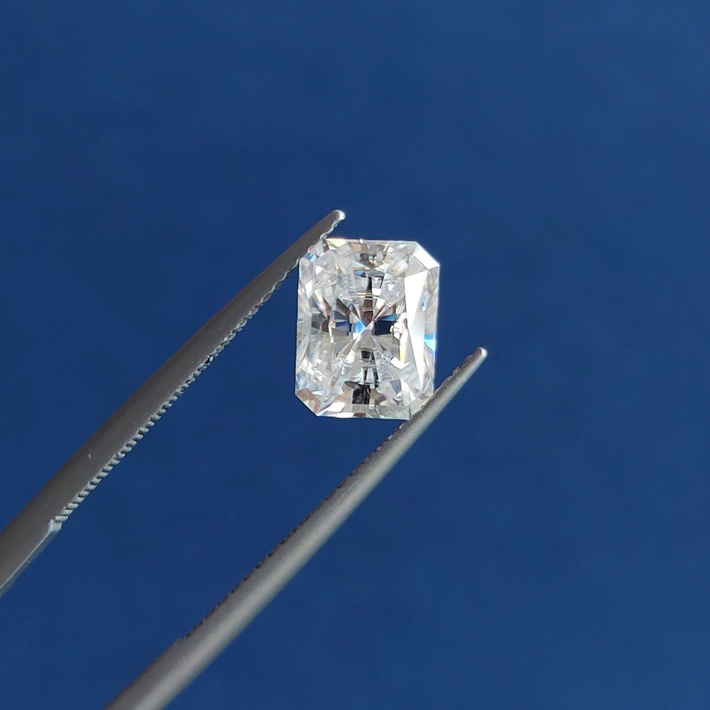 Loose Moissanite White Clean Radiant Cut 12.00 x 8.00 MM