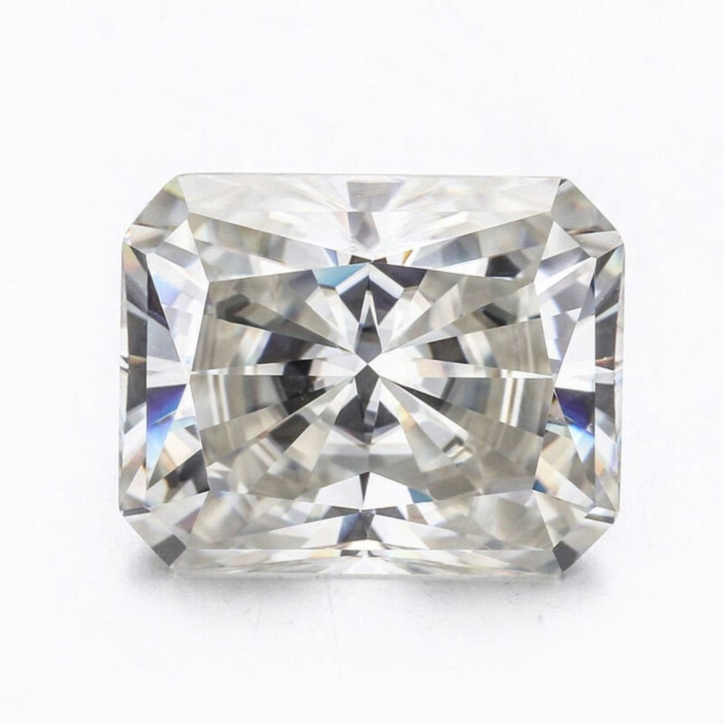 Loose Moissanite White Clean Radiant Cut 6.00 x 4.00 MM