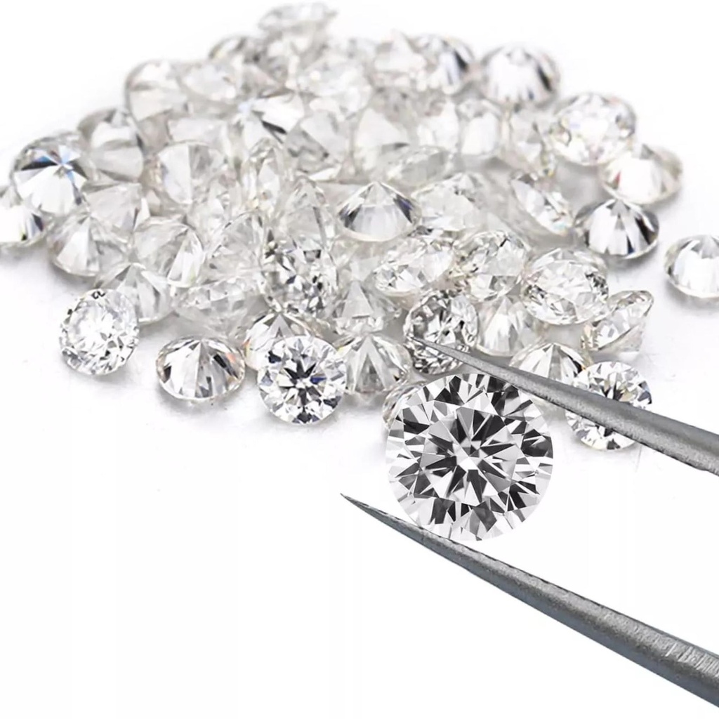 Loose Moissanite White Clean Round Cut 2.90 MM
