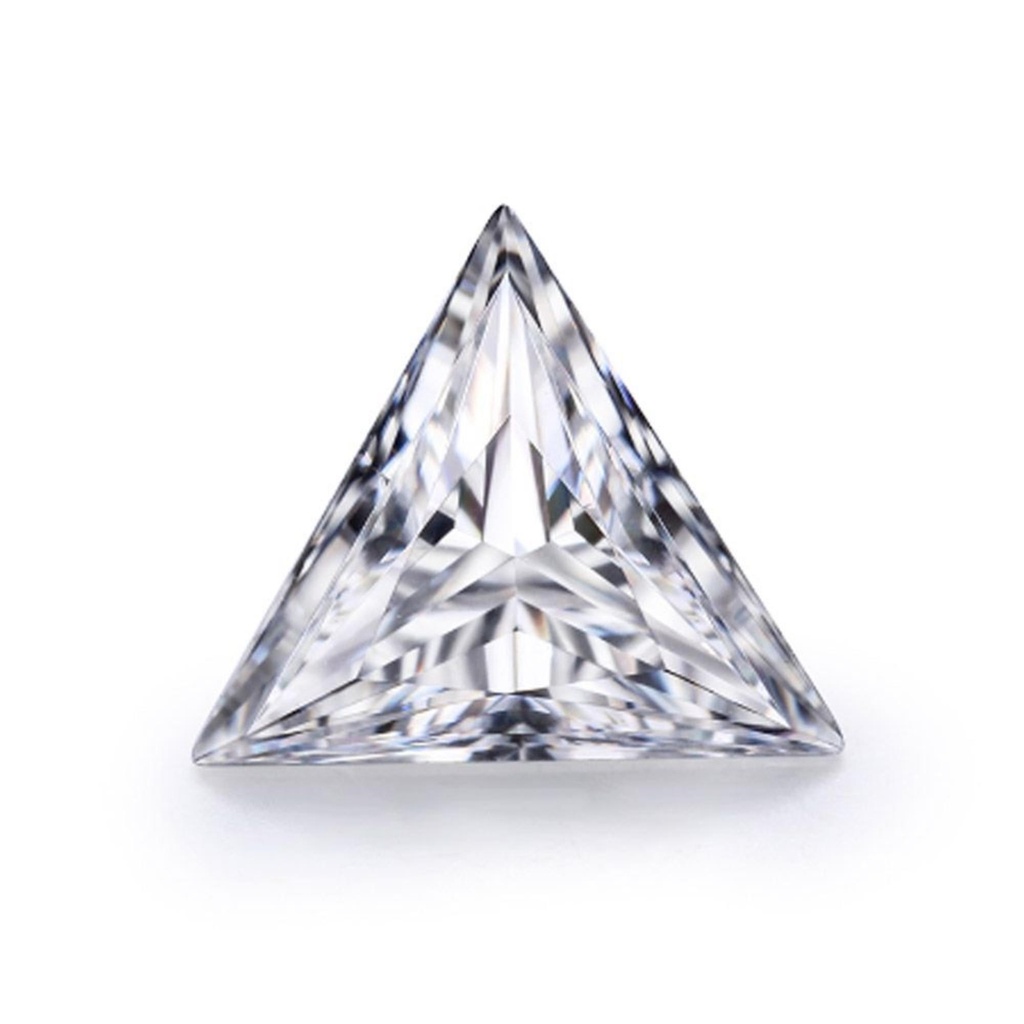 Loose Moissanite White Clean Triangle Cut 6.00 MM