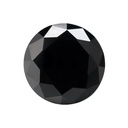 Loose Moissanite Black Clean Round Cut 6.75 MM