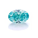Loose Moissanite Blue Clean Oval Cut 7.00 x 5.00 MM