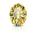 Loose Moissanite Canary Yellow Clean Oval Cut 7.00 x 5.00 MM