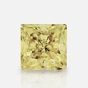Loose Moissanite Canary Yellow Clean Princess Cut 9.00 MM