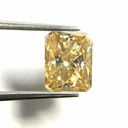 Loose Moissanite Canary Yellow Clean Radiant Cut 9.00 x 6.00 MM