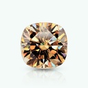 Loose Moissanite Deep Brown Clean Cushion Cut 6.00 MM