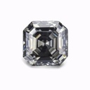 Loose Moissanite Grey Clean Asscher Cut 6.00 MM