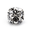 Loose Moissanite Grey Clean Cushion Cut 8.00 MM