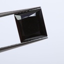 Loose Moissanite Jet Black Clean Princess Cut 7.00 MM