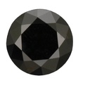 Loose Moissanite Jet Black Clean Round Cut 11.75 MM