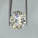 Loose Moissanite Light Yellow Clean Round Cut 12.00 MM