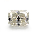 Loose Moissanite Off White Clean Radiant Cut 10.00 x 8.00 MM
