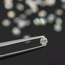Loose Moissanite Off White Clean Round Cut 4.25 MM