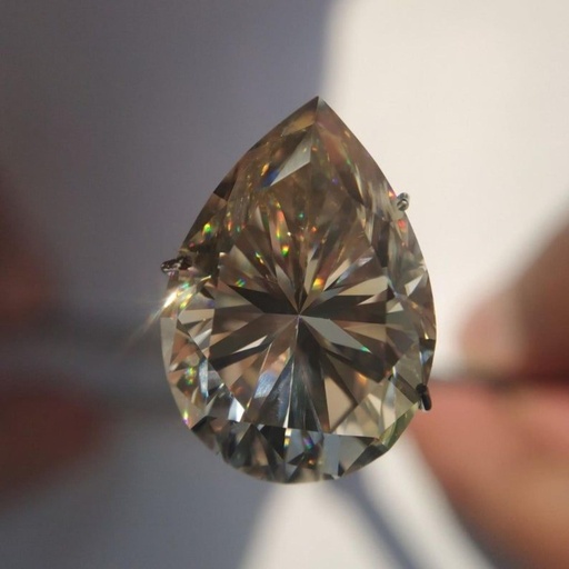 Loose Moissanite Yellow Clean Pear Cut 9.00 x 6.00 MM