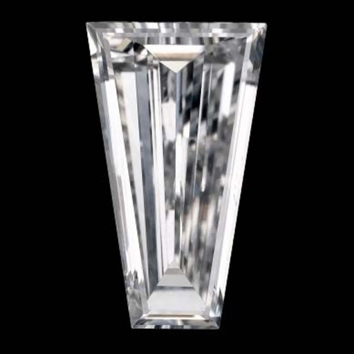 Loose Moissanite White Clean Tapered Baguette Cut 3.50 x 2.50 MM