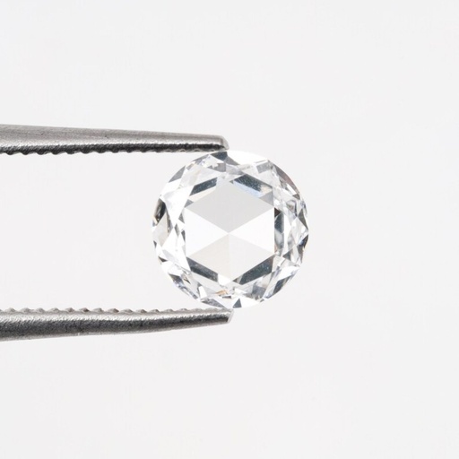 Loose Moissanite White Clean Rose Cut Round 3.50 MM
