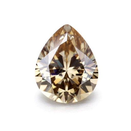 Loose Moissanite Brown Clean Pear Cut 13.00 x 9.00 MM