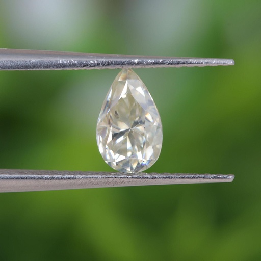 Loose Moissanite Off White Clean Pear Cut 13.00 x 9.00 MM